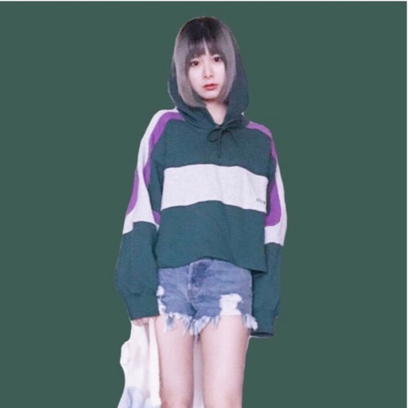 MOUSSY Loose Damage High Rise Distressed Shorts SIZE 2 - Picture 14 of 14